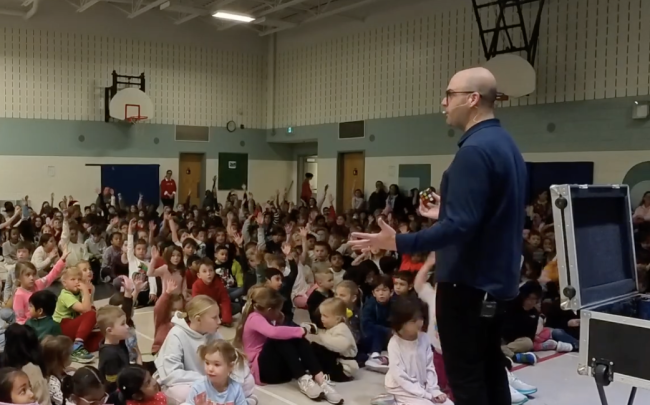Syracuse anti bully magic show assembly